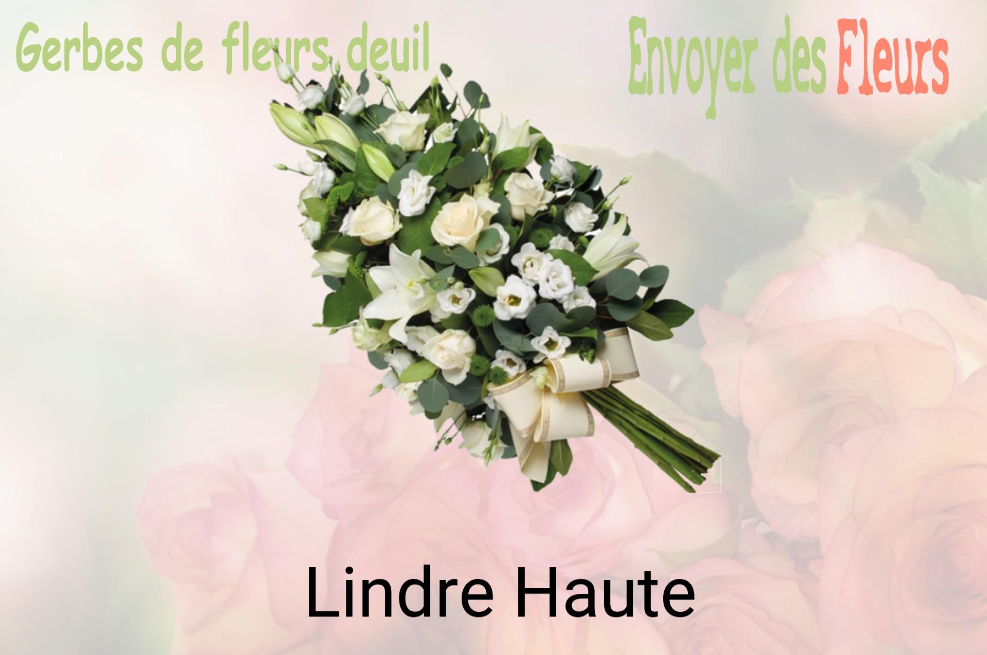 Gerbe de fleurs de deuil livrée à Lindre-Haute
